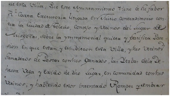 Acuerdo del Ayuntamiento de Orgaz de 6 de mayo de 1777